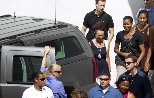 Michelle Obama visita la Colegiata de Santa María la Mayor de Ronda