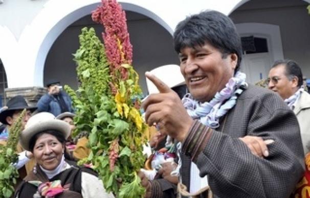 Morales celebra sus 10 años en el Gobierno de Bolivia acompañado de movimientos sociales e indígenas