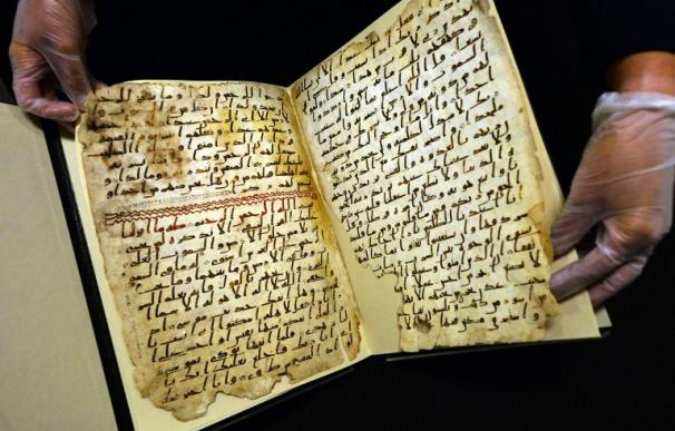 Hallan en Reino Unido dos hojas de un Corán escrito en tiempos de Mahoma