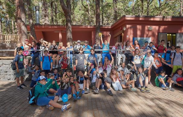 Unos 300 niños participan en los campamentos de verano del Cabildo de Tenerife
