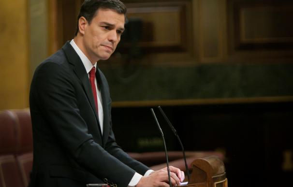 El secretario general del PSOE y candidato a la investidura, Pedro Sánchez.