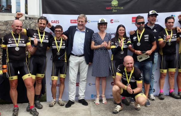 La prueba ciclista GAES Pilgrim Race llega a su fin en Santiago de Compostela tras ocho días de competición