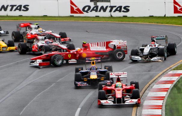 Victoria de Jenson Button en el GP de Australia ; Fernando Alonso, cuarto