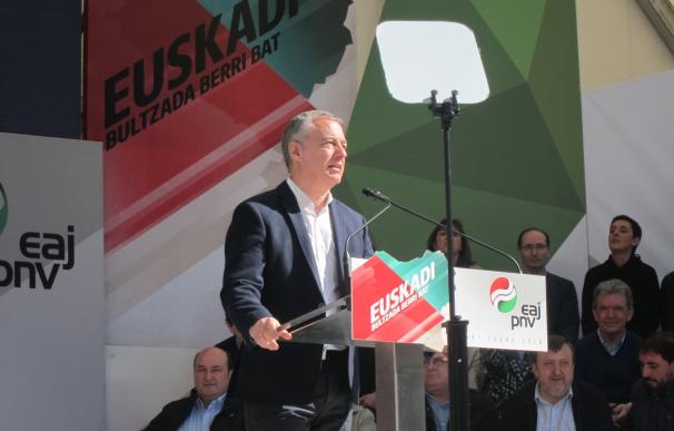 Urkullu aboga por un nuevo estatus de soberanía compartida para lograr "más Estado vasco"