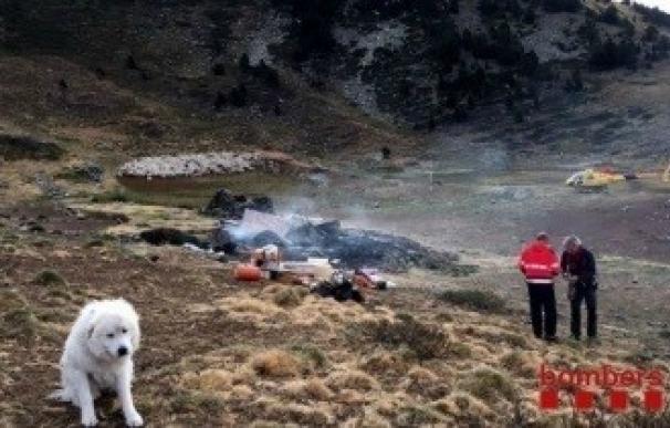 Un grupo de voluntarios reconstruirá una cabaña de pastor que se quemó en 2016 en Lladorre (Lleida)