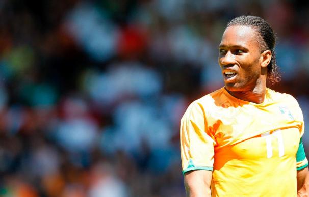 El capitán de Costa de Marfil, Didier Drogba, se perderá el Mundial