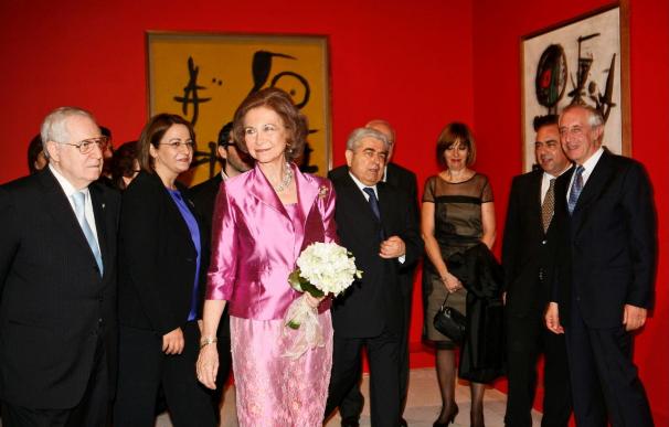 La Reina inaugura en Chipre "Miró de Mallorca", los últimos veinte años del artista