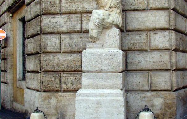 "Pasquino", estatua parlante de Roma, "hablará" con mas brío