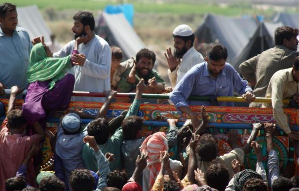 Las lluvias dan tregua a Pakistán, que recibe la mitad de la ayuda solicitada
