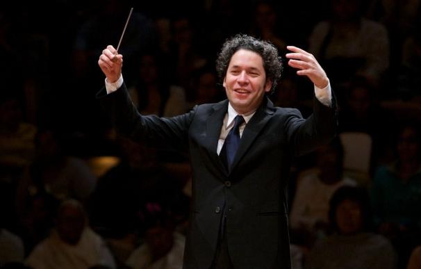 Dudamel y la Orquesta Sinfónica de Galicia traen el 'Himno de la Alegría' a la Paza do Obradoiro