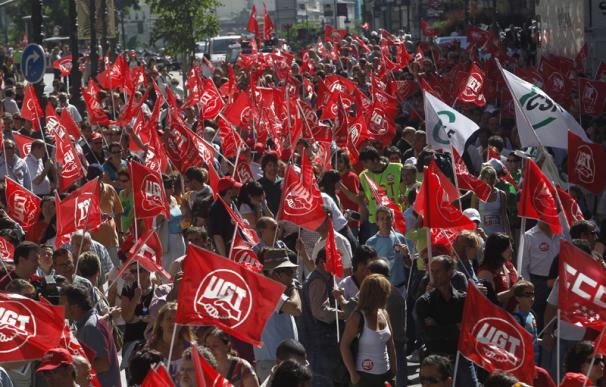 Los sindicatos cifran en el entorno del 70% el seguimiento del paro