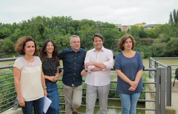 El PSOE critica la "dejadez" del PP en el cuidado y mantenimiento del Ebro y su entorno en Logroño