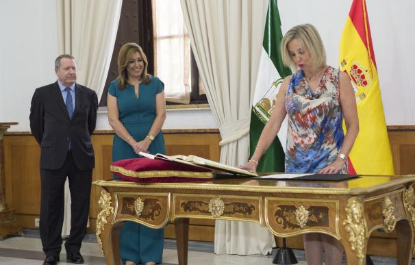 La fiscal superior de Andalucía, Ana Tárrago, toma posesión como miembro nato del Consejo Consultivo andaluz