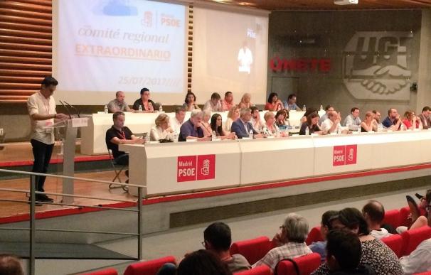 El Comité Regional del PSOE-M refrenda el calendario propuesto por la Ejecutiva para las primarias y el congreso