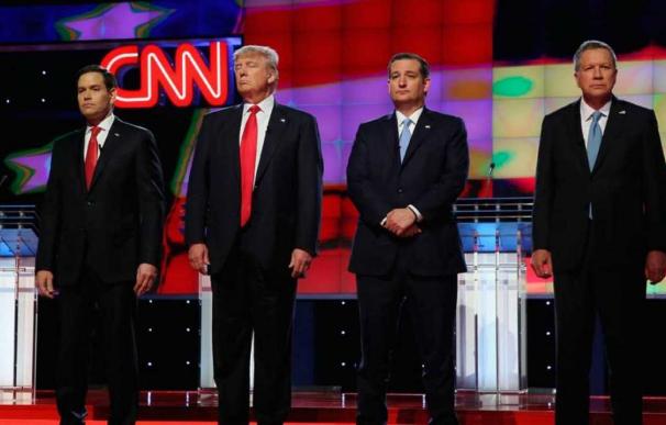 Ni insultos, ni gritos, ni acusaciones, el último debate republicano por fin fue un debate