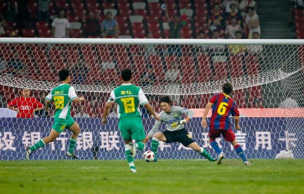0-3. El Barça cierra su gira por Asia con un triunfo sin brillo frente al Guoan