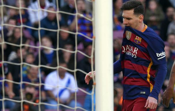 Messi, tras fallar el penalti ante el Getafe