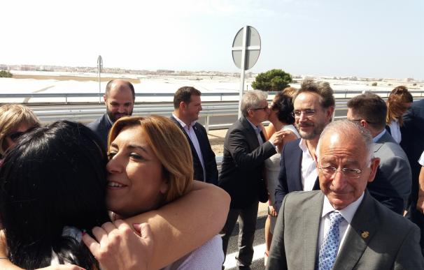 Susana Díaz pide al Gobierno que "recapacite" sobre la inversión en el Corredor Mediterráneo hasta Algeciras-Bobadilla