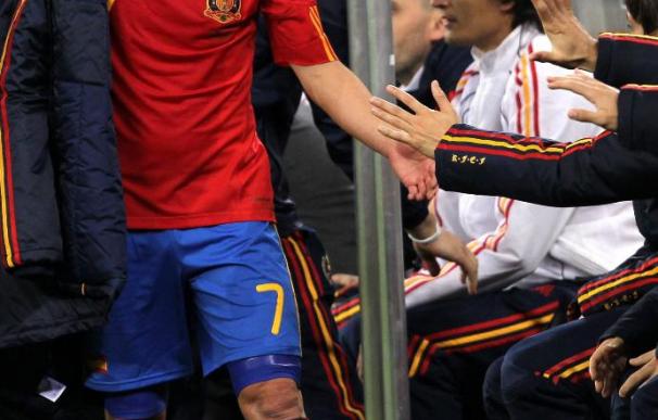 David Villa el mejor goleador del mundo en 2010