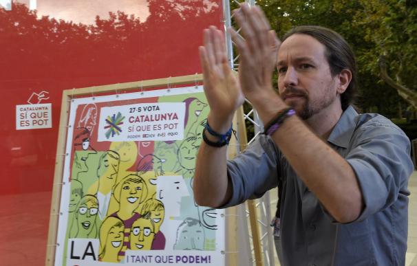 Leader of Podemos political party Pablo Iglesias