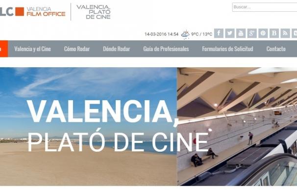 Valencia estrena web para atraer producciones cinematográficas