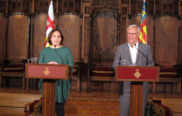 Barcelona y Valencia reclaman conjuntamente el corredor Mediterráneo