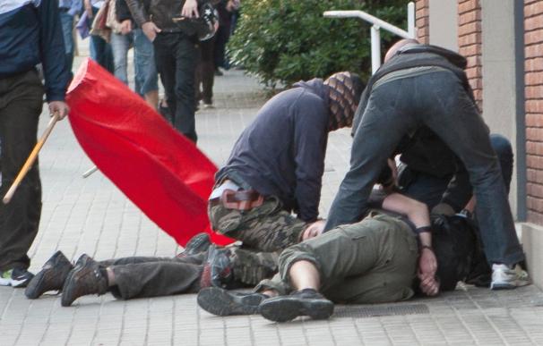 Detenidas 15 personas por alborotos en el Primero de Mayo en Barcelona