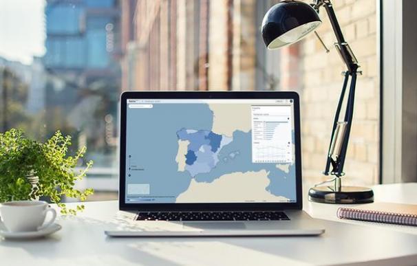Banco Sabadell crea un mapa interactivo con datos de dinámicas comerciales