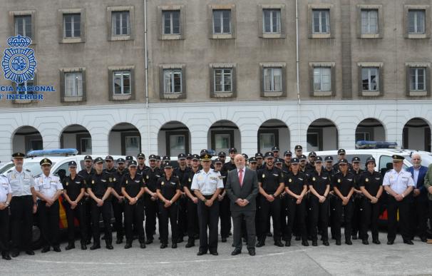 La Policía Nacional recibe a 36 alumnos policías que realizarán las prácticas en Asturias