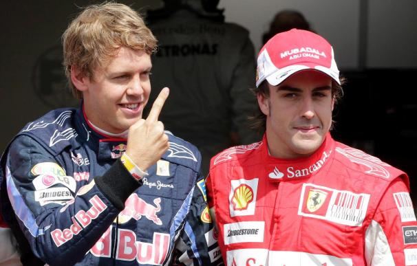 Vettel y Alonso en primera fila separados por tan solo dos milésimas