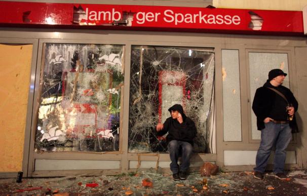 Disturbios en Berlín y Hamburgo tras marchas de izquierda radical