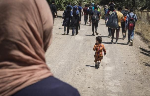 Disminuyen las aglomeraciones de refugiados en la isla griega de Lesbos