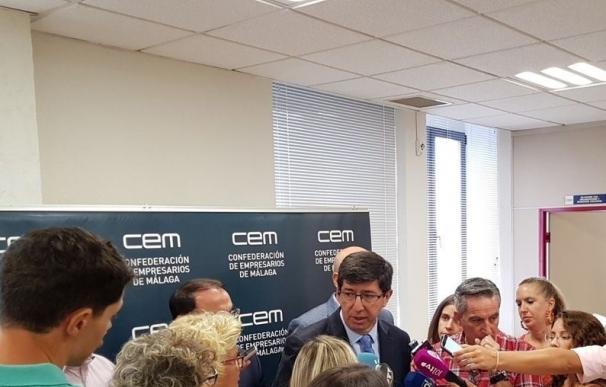 Marín (Cs): el recurso de Gobierno por las 35 horas en Andalucía generaría un "conflicto" y pide diálogo de cara a 2018