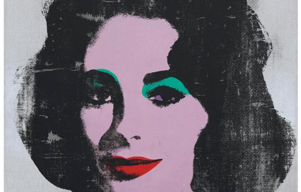 Subastan un retrato de Elizabeth Taylor, obra de Warhol, no visto en 20 años