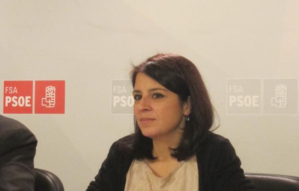 Adriana Lastra sostiene que el PSOE pone "voz" al municipalismo al pedir la derogación de la reforma Local del PP