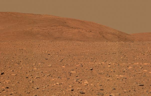 Detalle de las Columbia Hills en la superfície de Marte. (NASA)
