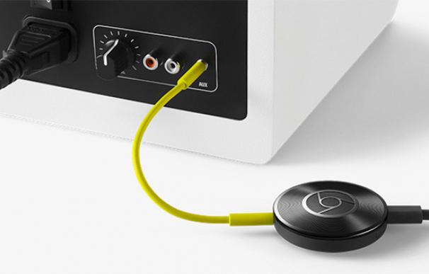 El nuevo Chromecast Audio de Google convierte en inteligente cualquier altavoz de casa. (Google)