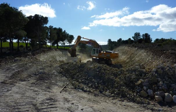 Las obras en la carretera que une Valmadrid y La Puebla de Albortón obligarán a cortar la vía desde el lunes
