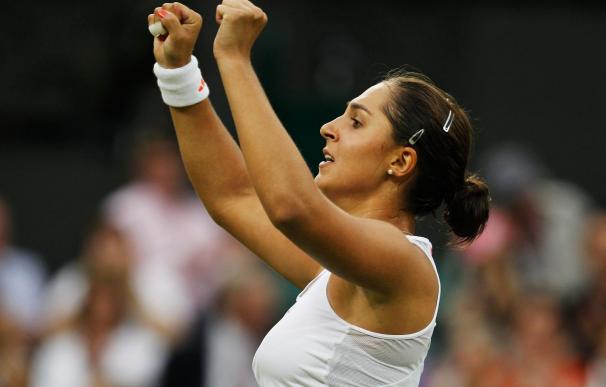 Tamira Paszek tumbó a Caroline Wozniacki en Wimbledon