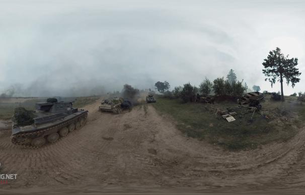 Captura del vídeo "1941 Battle: 360° Reenactment" (Wargaming).