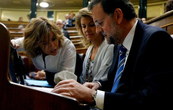 Rajoy ultimará su discurso en una reunión en el Congreso con su dirección