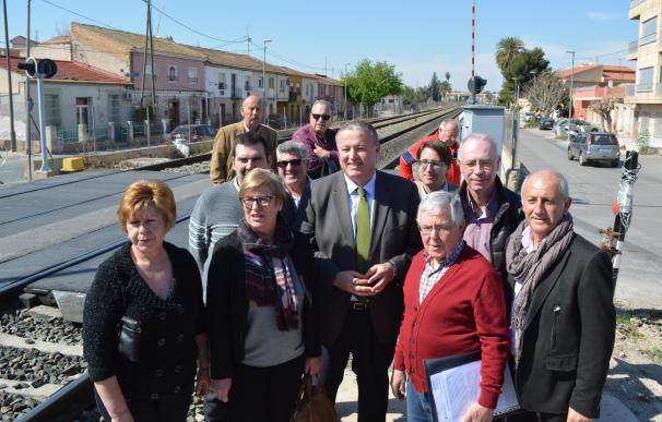Vecinos Senda de los Garres de Murcia entran en proceso para coordinar obras de soterramiento y llegada del AVE
