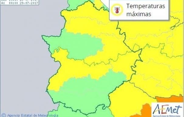 Varios puntos de Extremadura continúan este viernes en riesgo por altas temperaturas
