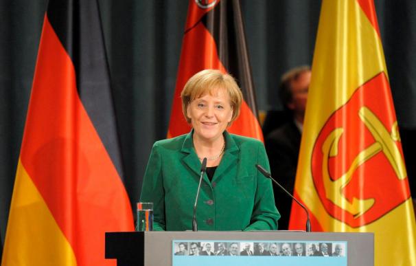 Una pistola de juguete causa alarma policial en un mitin de Merkel