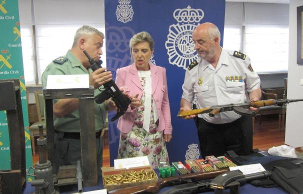 Detenidas 66 personas e incautadas drogas y armas de guerra tras registros en 8 provincias, entre ellas Ciudad Real