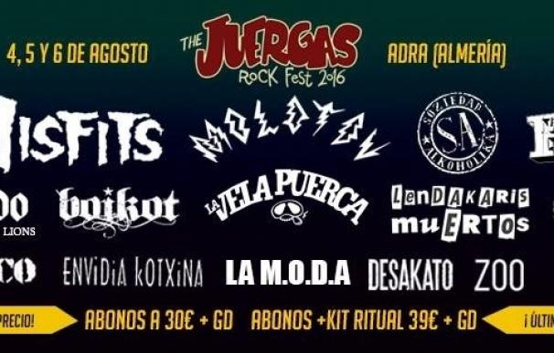 Molotov, Morodo, Boikot y La M.O.D.A. se suman a The Juerga's Rock Festival
