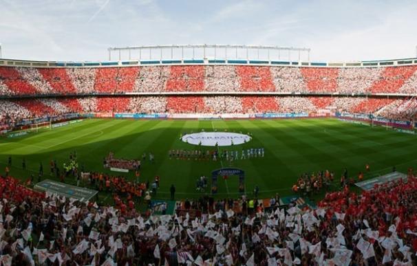 El Atlético de Madrid será recibido con un tifo de 40.000 cartulinas ante el PSV