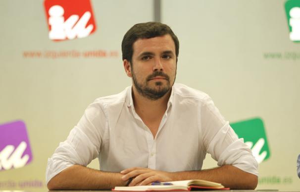 El candidato de Izquierda Unida a la Presidencia del Gobierno, Alberto Garzón.