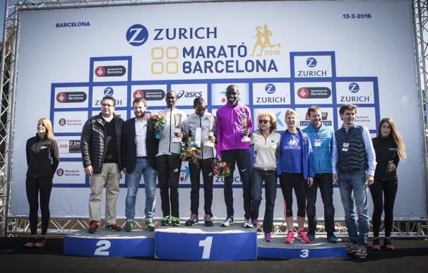 La keniata Valary Jemeli bate el récord de la Zurich Marató de Barcelona más multitudinaria