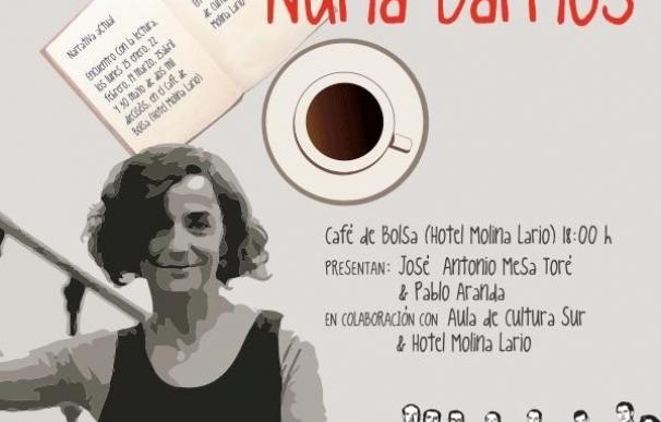 La escritora Nuria Barrios, protagonista este lunes de 'Un café cargado de lecturas'